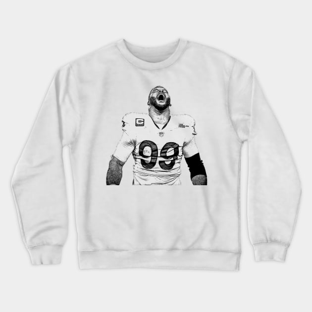 Aaron Donald Crewneck Sweatshirt by Zluenhurf